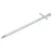 PRO PLUS Felsbodenhering aus Stahl mit geschweißtem Quernagel, 17cm, 6er-Pack