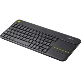 Logitech K400 Plus Wireless Touch Keyboard DNK/FIN/NOR/SWE schwarz