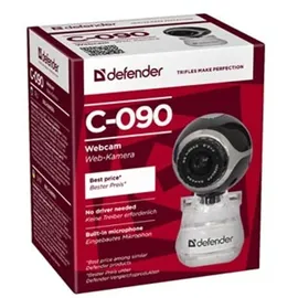 DEFENDER C-090 Webcam 0,3 MP USB 2.0 Schwarz (C-090)