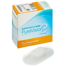 Bausch + Lomb Bausch / Lomb PureVision 2 HD for Astigmatism Monatslinsen, torische Kontaktlinsen, weich, 6 Stück BC 8.9 mm DIA 14.5 / / / -2.5 Dioptrien