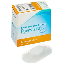 Bausch + Lomb Bausch / Lomb PureVision 2 HD for Astigmatism Monatslinsen, torische Kontaktlinsen, weich, 6 Stück BC 8.9 mm DIA 14.5 / / / -2.5 Dioptrien