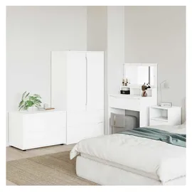 vidaXL Aufbewahrungsschrank Weiß 80 x 48 x 57 cm Holzwerkstoff