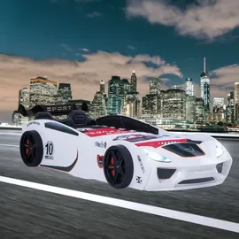 Coemo Kinderbett VENTO SPORT 90 x 200 cm MDF weiß