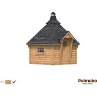 Palmako Grillkota Eva 3,76 x 3,26 m Braun