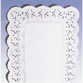 DEMMLER Tortenspitzen - 40 x 20 cm, 6 Stück, weiß