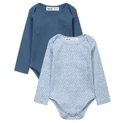 Minoti 2er Pack Bodys blau, 62