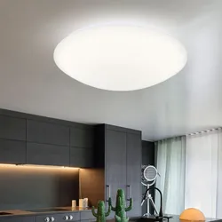 LED Deckenleuchte FONTI Acryl Schirm mit Sterneffekt 24 Watt weiß rund