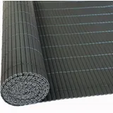 Estexo Sichtschutzmatte 120 x 300 cm grau PVC