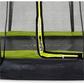 EXIT TOYS Silhouette Bodentrampolin 183 cm inkl. Sicherheitsnetz grün