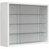 VCM Wandvitrine Drivalo 50 x 12 x 40 cm Weiß