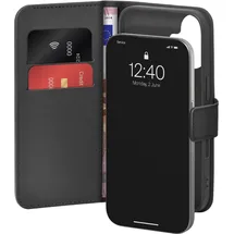 SBS Wallet Stand Case für iPhone 17, Schwarz