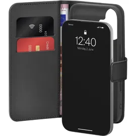 SBS Wallet Stand Case für iPhone 17, Schwarz