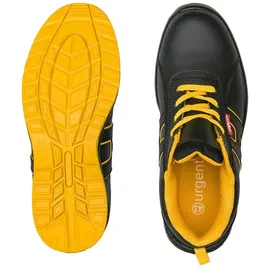 URG Arbeitsschuhe Sicherheitsschuhe Stahlkappe Halbschuhe Sportdesign Leder (227S1) 42 - 42