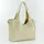 Valentino Futura Shopper Kunstleder Beige/Weiß