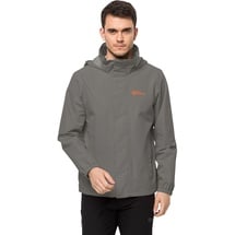 Jack Wolfskin Stormy Point 2L JKT M Jacket, smokey Grey,