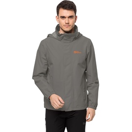 Jack Wolfskin Stormy Point 2L JKT M Jacket, smokey Grey,