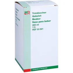 Trinkbecher mit 2 Deckeln