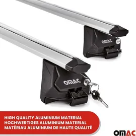 Omac Dachträger Grundtäger für Skoda Enyaq 2020-2025 100kg Silber 2tlg ABE
