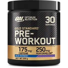 Optimum Nutrition Gold Standard Pre-Workout Blue Raspberry Pulver 330 g