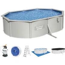 BESTWAY Hydrium Stahlwandpool Set 500 x 360 x 120 cm inkl. Sandfilteranlage