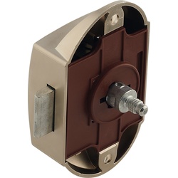 Häfele Drehstangenschloss, Push-Lock, 25mm, einseitig bedienbar, ohne Schnappr., Zinkdruckguss vernickelt matt, einzeln
