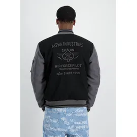 Alpha Industries Varsity Air Force Jacke Black S