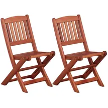 vidaXL Gartenstühle für Kinder 32 x 38 x 57,5 cm eukalyptusholz 2er Set