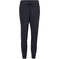 Vero Moda Stoffhose Elegante Stretch Business Pants Lockere Hose VMEVA MR LOOSE STRING Blau Normaler Bund Reißverschluss XS - Länge L30/32/34/36/38:L30