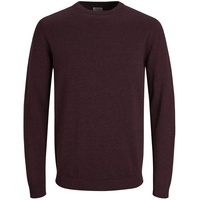 JACK & JONES JJEBASIC KNIT CREW NECK Grau, M