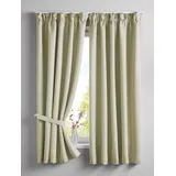Gardinenbox VORHANG 2er Set »Newyork« HxB 160x140 cm Beige