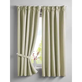 Gardinenbox VORHANG 2er Set »Newyork« HxB 160x140 cm Beige