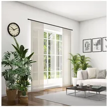 Neutex for you! Schiebegardine Allure (1 St), Paneelwagen, halbtransparent, Jacquard, Breite: 60 cm, nach Maß braun 60 cm x 145 cm