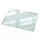 Tulup Tischplatte 120 x 80 cm Glas transparent