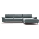 creation by rolf benz Ecksofa CR.450 elegantes Designsofa mit hohem Sitzkomfort blau|grau 274 cm x 95 cm x 178 cm