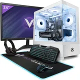 Vibox III-92 Gaming PC Set Komplett - Monitor 23 Zoll - Intel Core i7 9700KF 4,9 GHz - Nvidia RTX 4060 Ti OC 8 GB - 32 GB RAM - 1 TB SSD - Windows ...