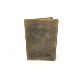 GREENBURRY Vintage Kreditkartenetui Unisex Portemonnaie braun
