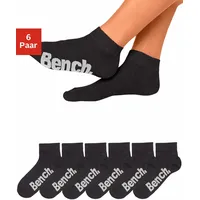 BENCH Kurzsocken 6 Paar Schwarz 35-38
