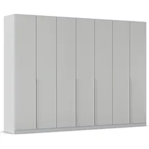 Rauch »Kleiderschrank Schrank Garderobe AGORDO TOPSELLER Schlafzimmer«, (in zwei Griff-Farben mit Dekor- oder Hochglanzfront), durchdachte Innenausstattung, in 6 Breiten und 2 Höhen MADE IN GERMANY, grau (seidengrau), B:315cm H:229cm T:54cm,