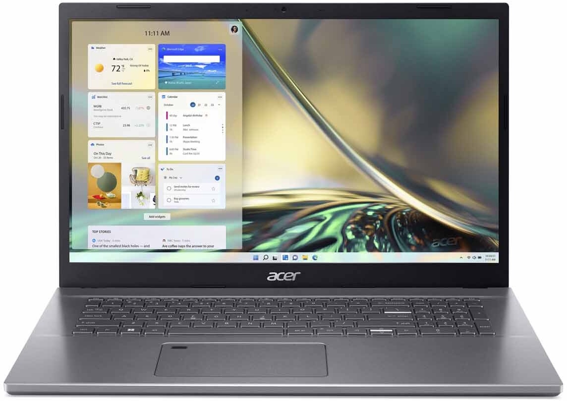 Acer Aspire 5 A517-53-71GB 17,3" Full HD IPS Display, Intel i7-12650H, 16GB RAM, 1TB SSD, Windows 11, US International Keyboard QWERTY