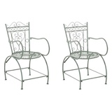 Clp 2er Set Stühle Sheela antik-grün