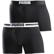 Puma Boxershorts » MEN EVERYDAY PLACED LOGO BOXERS 2P« Packung, 2er Pack, mit Logo Webbund Gr. XL, schwarz, , 589960-XL