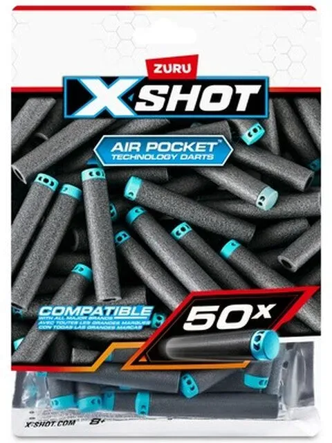 XSHOT Packung mit 50 Darts X-Shot