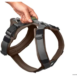 Hunter Maldon Up Hundegeschirr braun/grau M