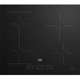 Beko HII64200SFMT Kochfeld Schwarz Integriert 59 cm Zonen-Induktionskochfeld 4 Brenner, 60 x 52