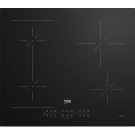 Beko HII64200SFMT Kochfeld Schwarz Integriert 59 cm Zonen-Induktionskochfeld 4 Brenner, 60 x 52