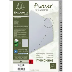 Exacompta Ordnerregister Vollformat 1-31 DIN A4