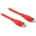 DeLock - Lightning-Kabel - USB-C männlich bis Lightning männlich - Lightning�TM Stecker, Mfi, 1 m Rot - unterstützt Stromversorgung - für Apple iPad/iPhone/iPod (Lightning)