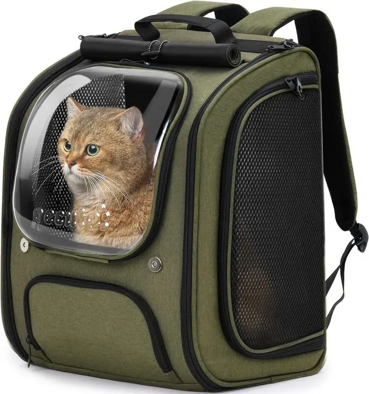 pecute Capsule Haustier-Rucksack - armygrün