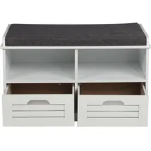 Hti-Living Schuhschrank 71 x 43 x 35 cm weiß / weiß