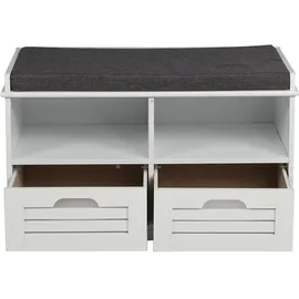 Hti-Living Schuhschrank 71 x 43 x 35 cm weiß / weiß